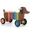 Porteur en bois, Chien multicolore - Andy Westface