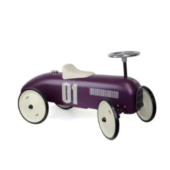 Porteur en métal, Vintage aubergine