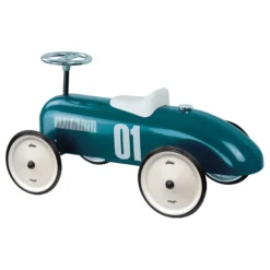 Porteur en métal, Vintage bleu pétrole
