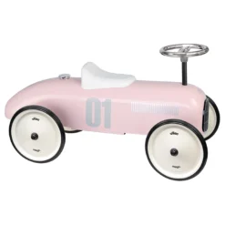Porteur en métal, Vintage rose tendre