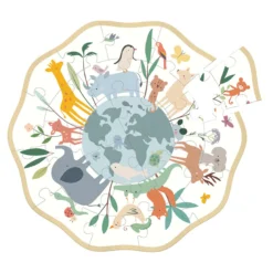 Puzzle en bois, Autour du monde - Sarah Betz