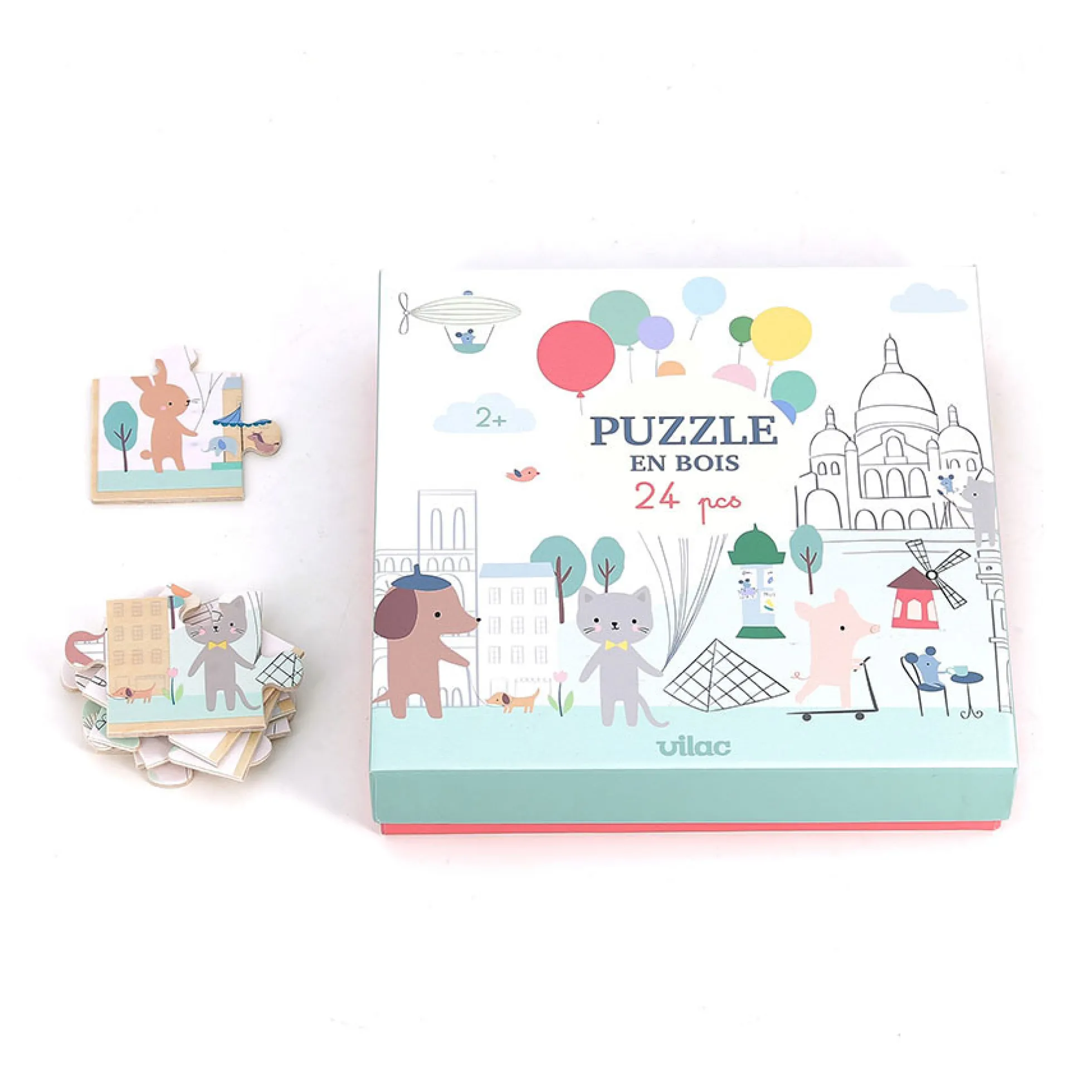 Puzzle en bois, Escapade à Paris - Sarah Betz