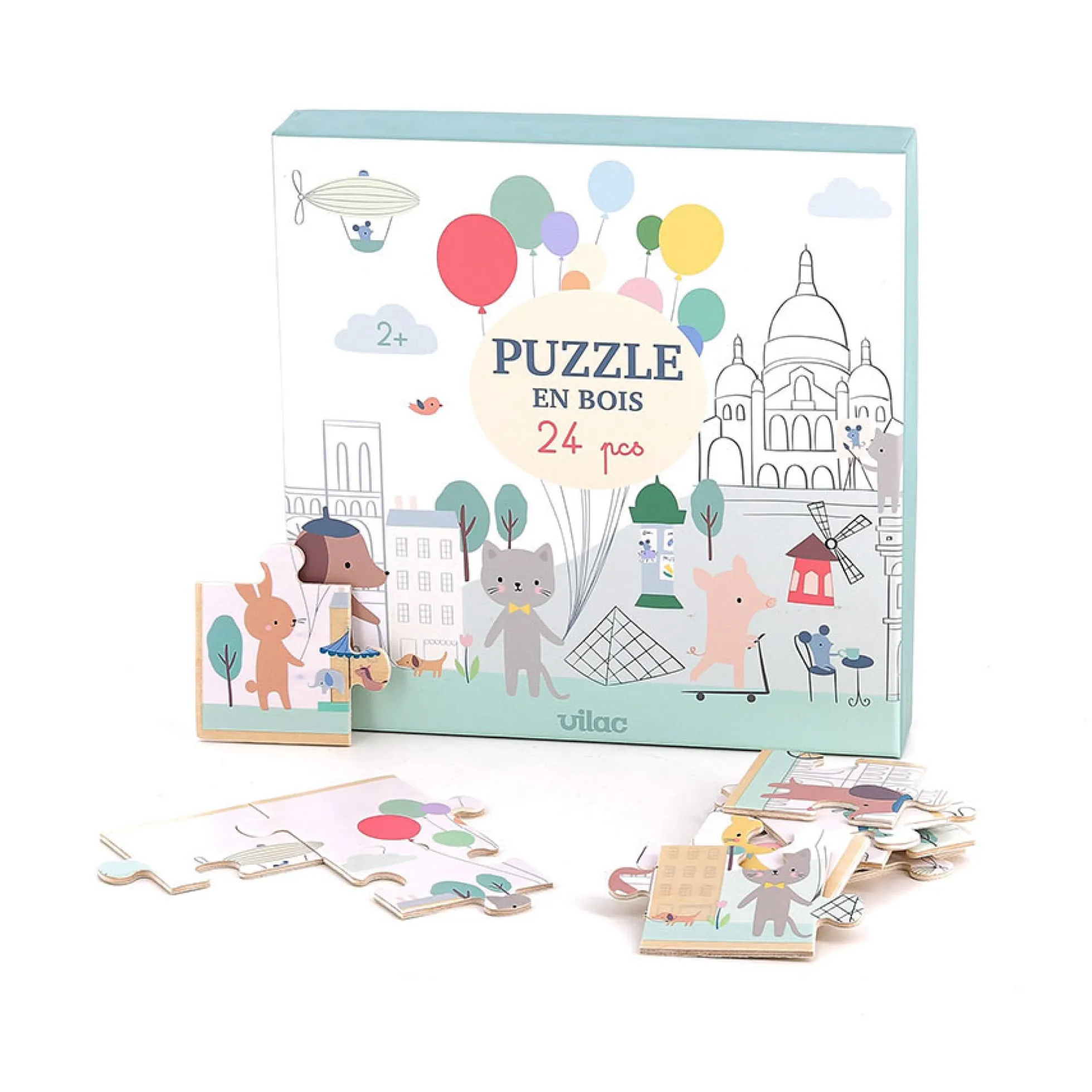 Puzzle en bois, Escapade à Paris - Sarah Betz