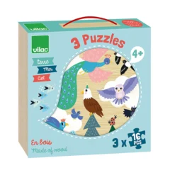 3 puzzles Terre - Mer - Ciel