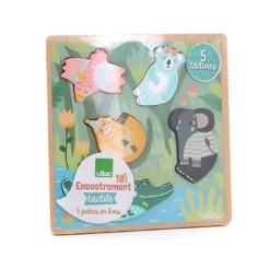 Puzzle tactile, Jungle - Michelle Carlslund