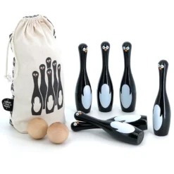 Quilles bowling pingouins