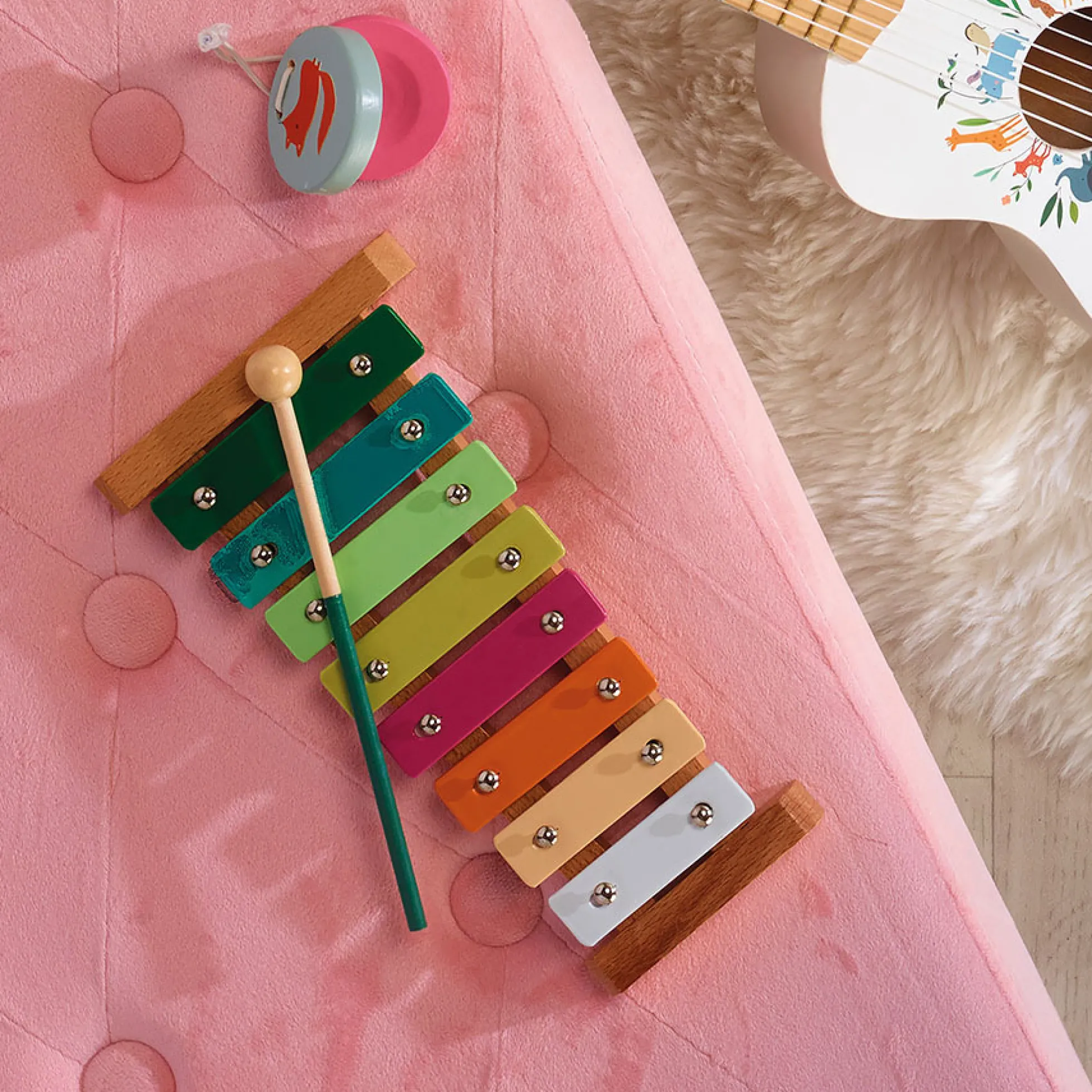 Set de musique en bois, Les animaux du monde - Sarah Betz