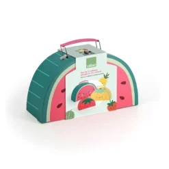 Set de 3 valisettes gigognes en carton, Les fruits gourmands - Sarah Betz