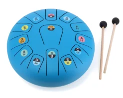 Tongue drum 10" (25 cm) en métal – 13 notes
