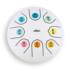 Tongue drum en métal, Blanc neige