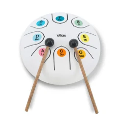 Tongue drum en métal, Blanc neige