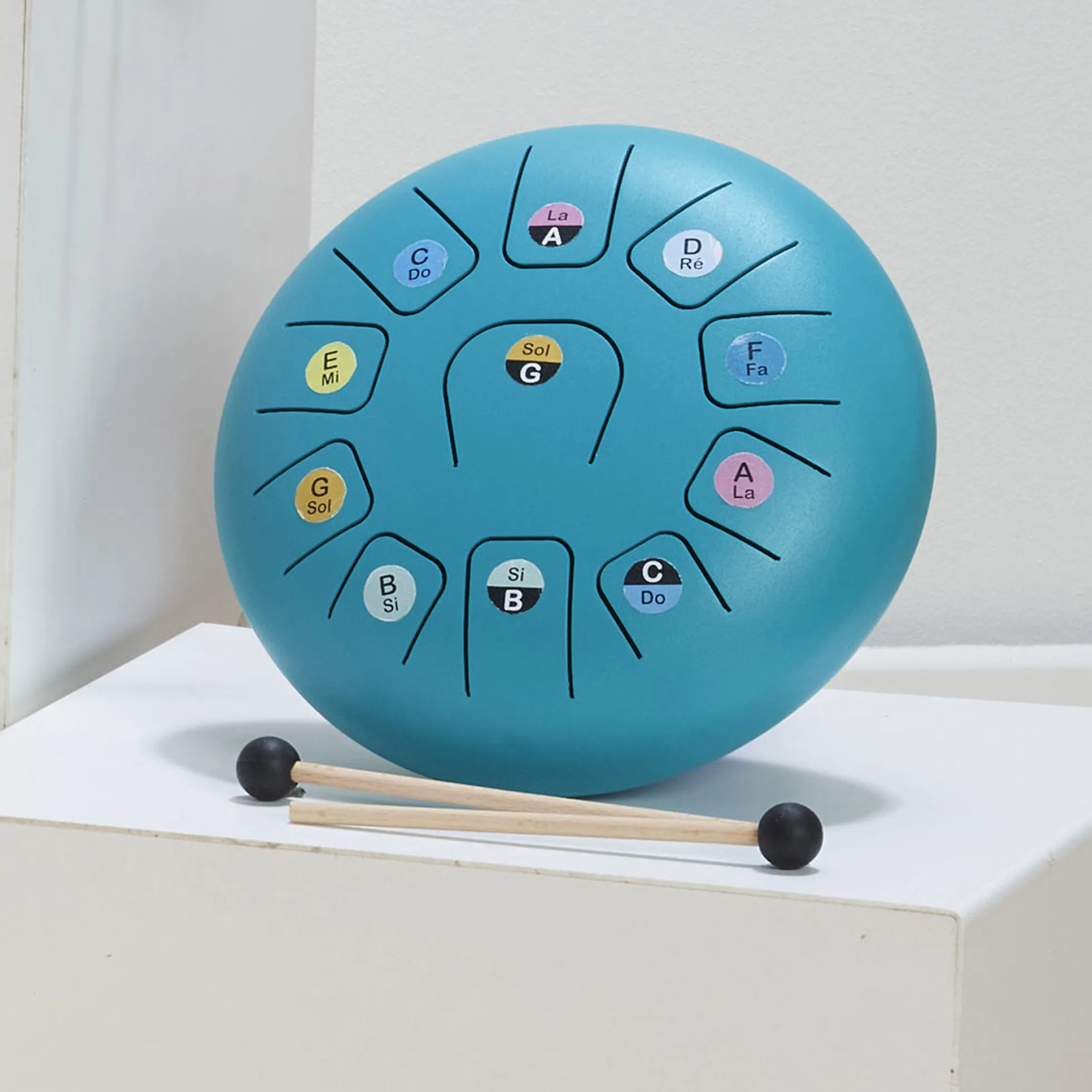 Tongue pou 8" (20 cm) en métal – 11 notes