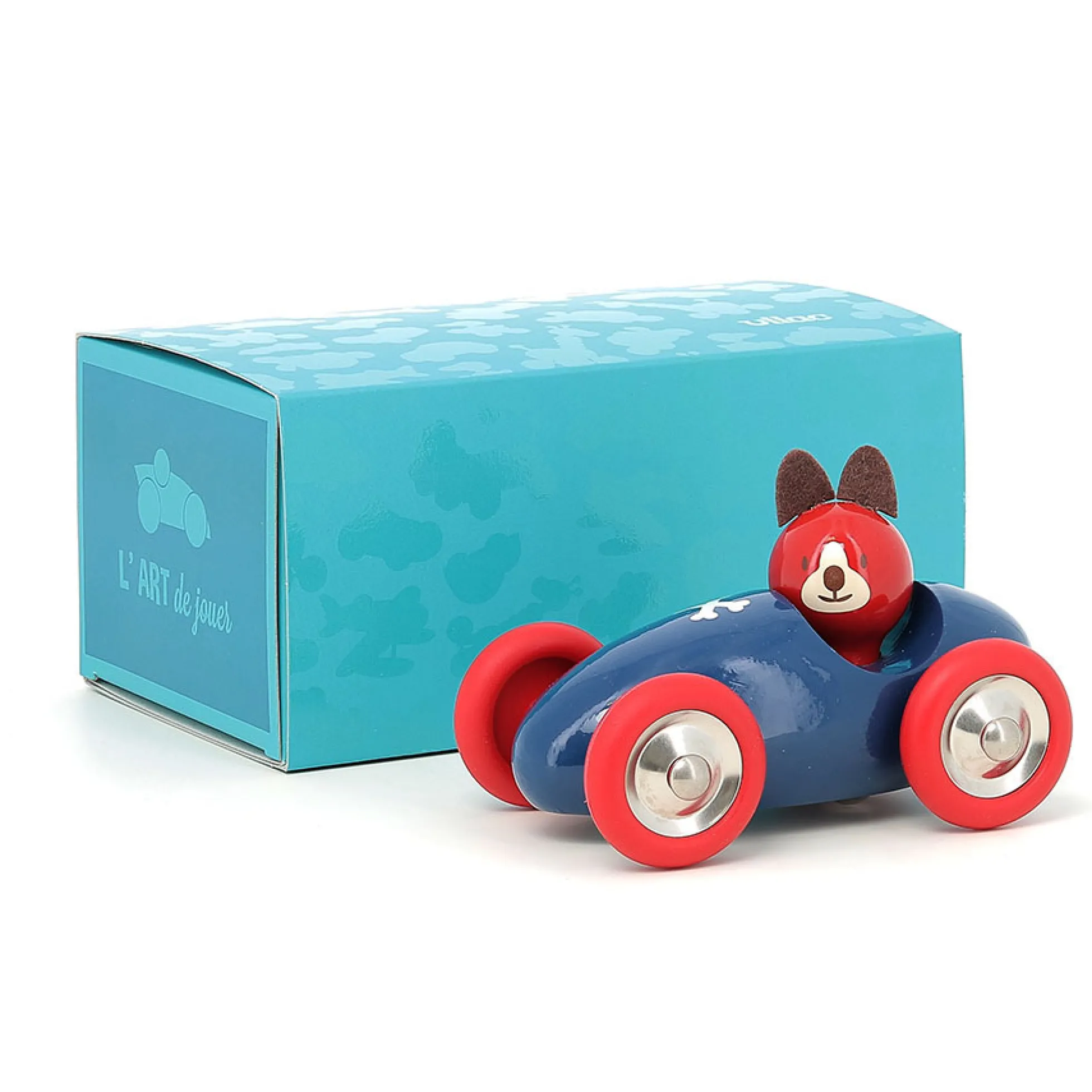 Voiture en bois Boizoos, Lucien le chien