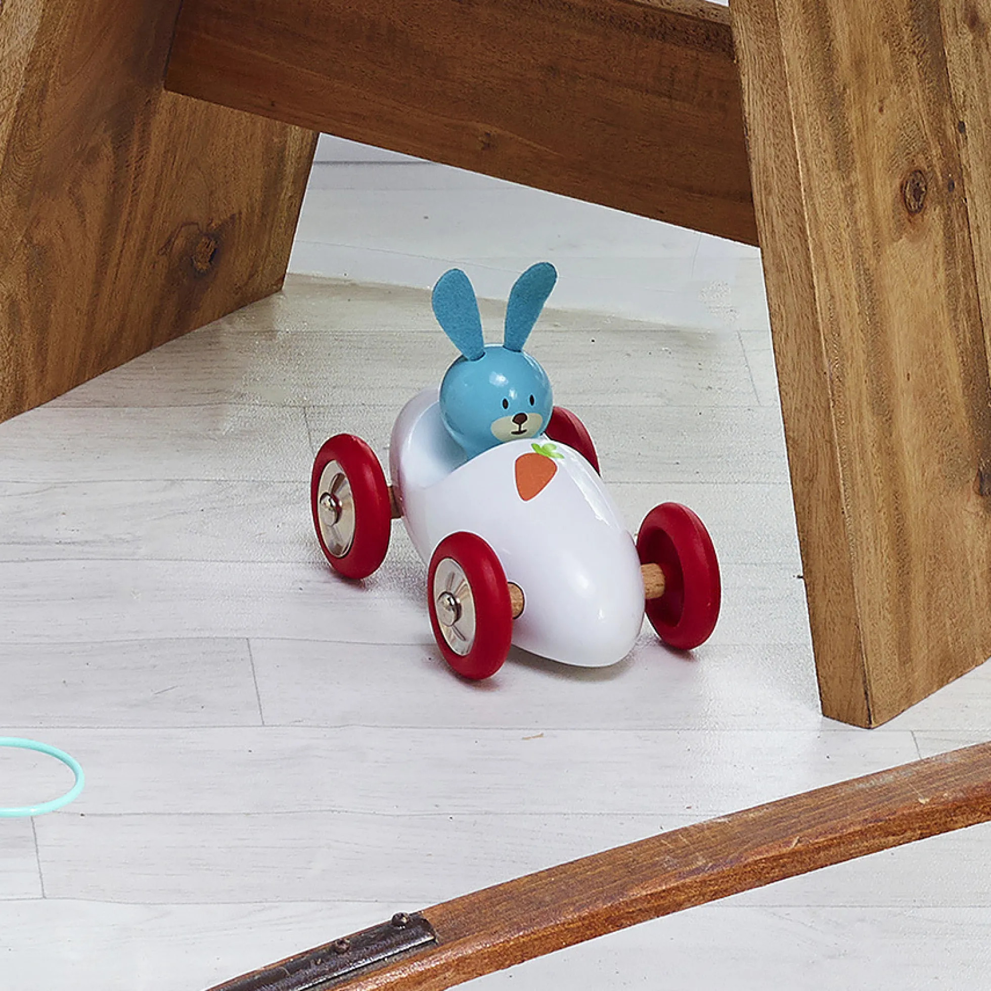 Voiture en bois Boizoos, Raoul le lapin
