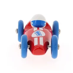 Voiture en bois, Course - Grand modèle rouge