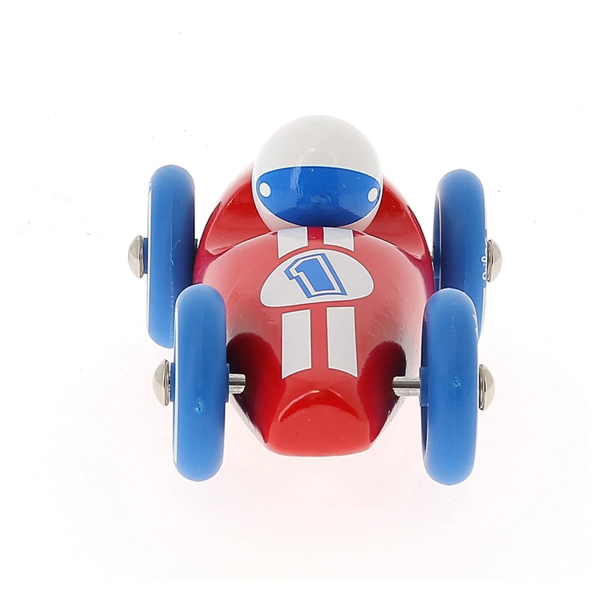 Voiture en bois, Course - Grand modèle rouge