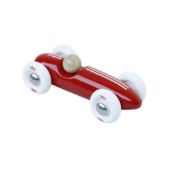 Voiture en bois, Grand prix vintage - Petit modèle rouge