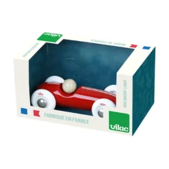 Voiture en bois, Grand prix vintage - Petit modèle rouge
