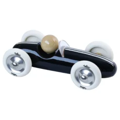 Voiture en bois, Grand prix vintage - Modèle medium noir