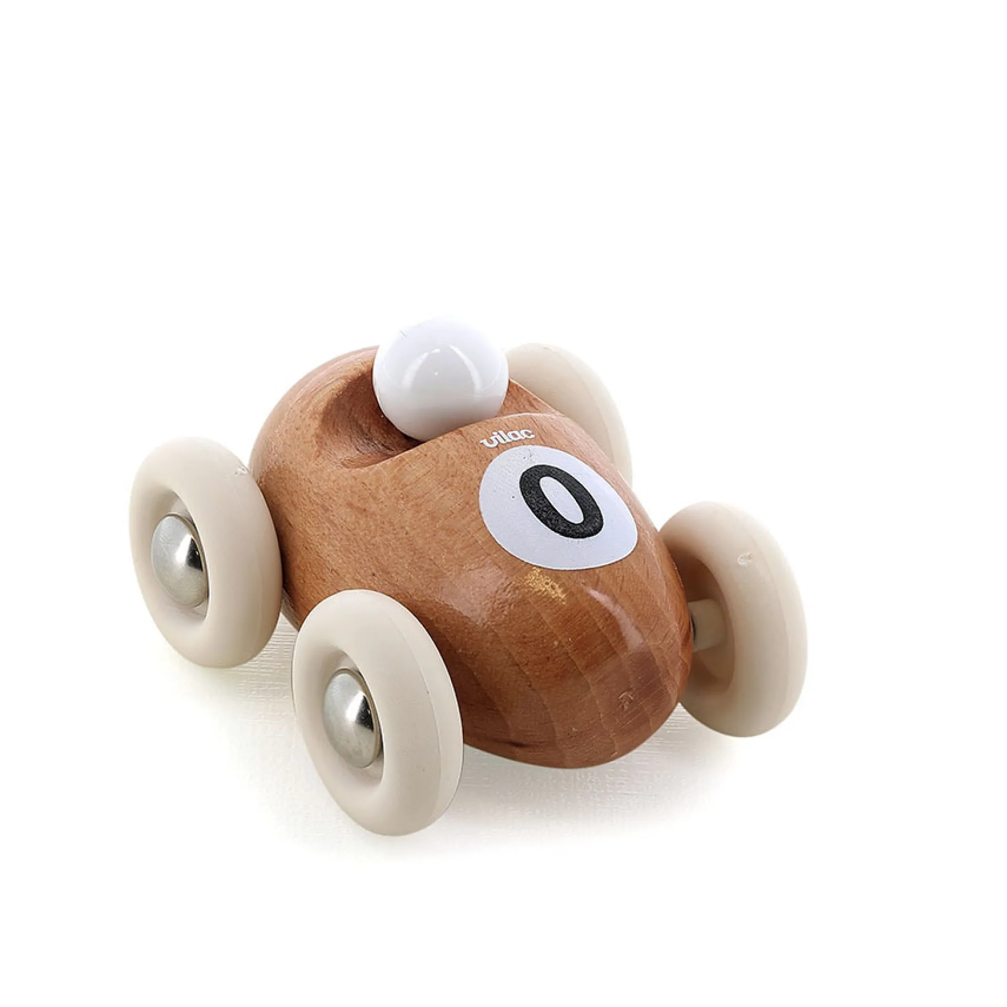 Voiture en bois, Mini roadster - Bois naturel