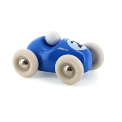 Voiture en bois, Mini roadster - Bleu