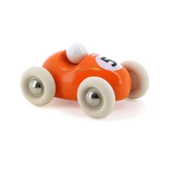 Voiture en bois, Mini roadster - Orange
