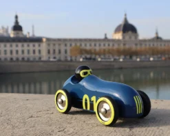 Voiture en bois, Old sport Compet’ - Bleu nuit