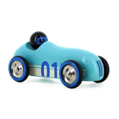 Voiture en bois, Old sport Compet’ - Turquoise
