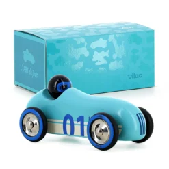 Voiture en bois, Old sport Compet’ - Turquoise