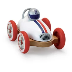 Voiture en bois, Roadster - Blanc