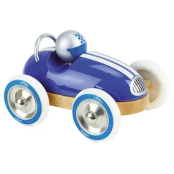 Voiture en bois, Roadster - Bleu