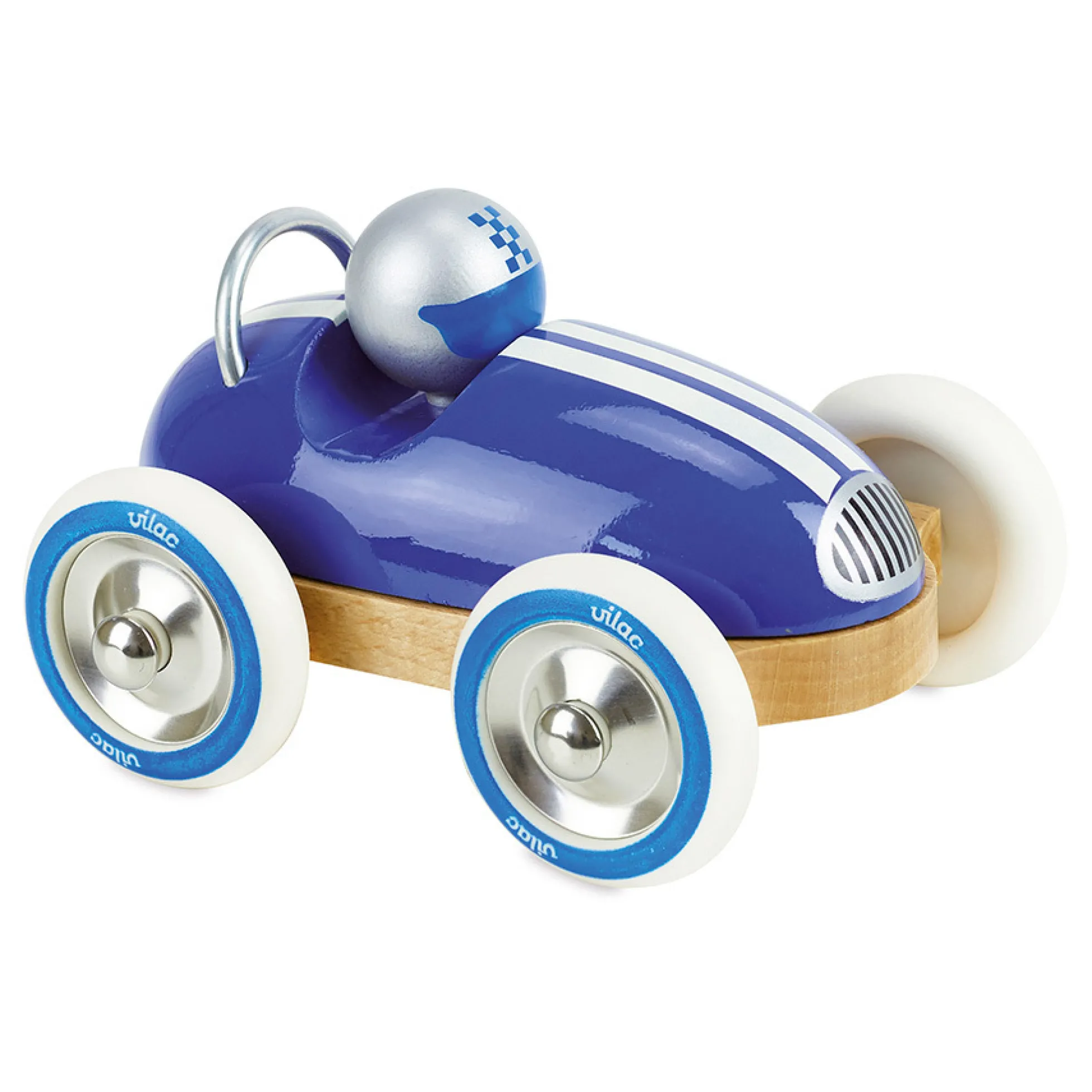 Voiture en bois, Roadster - Bleu