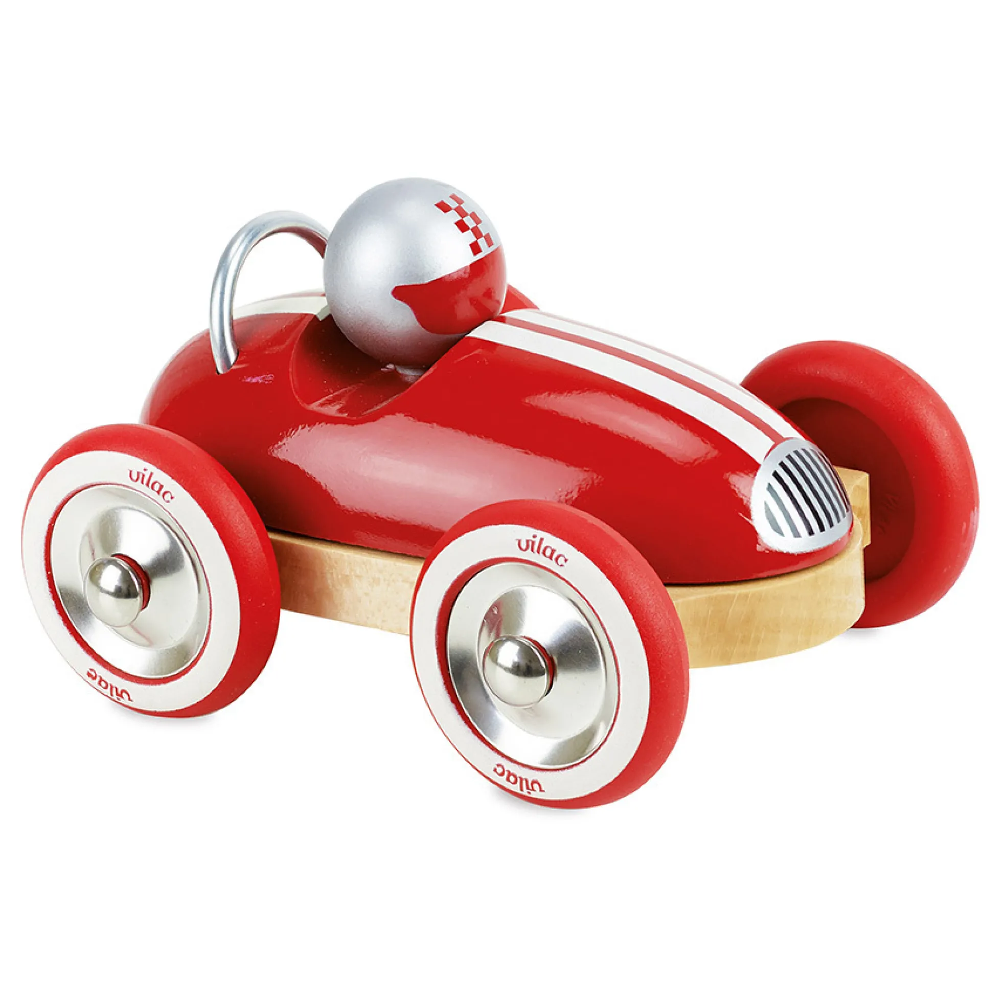 Voiture en bois, Roadster - Rouge