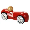 Voiture en bois, Streamline vintage - Modèle medium rouge