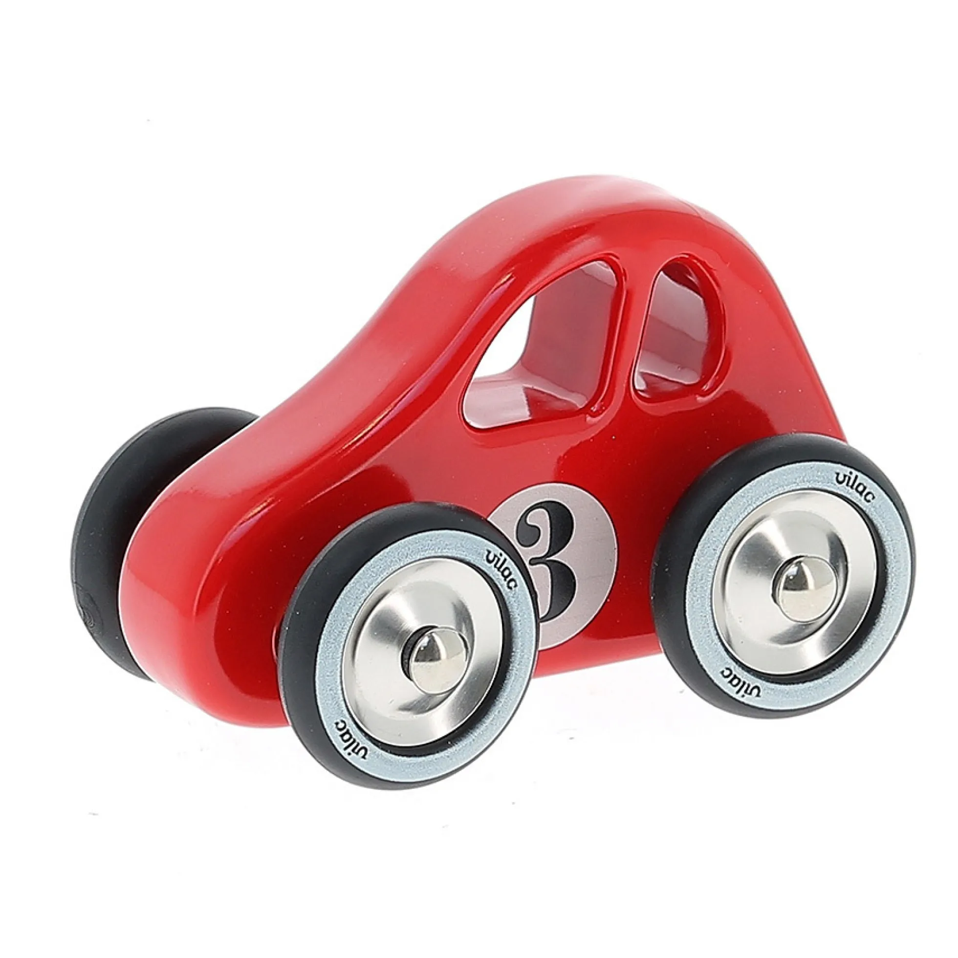 Voiture en bois, Swing car - Modèle rouge